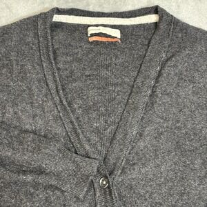 Pilcro Anthropologie Cardigan Women's Small Gray‎ 100% Cashmere V-neck Pockets